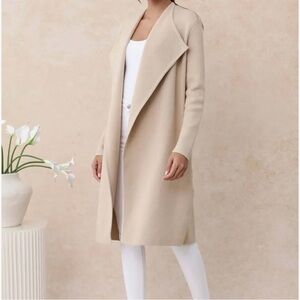 NWT Chicwish Beige Long Cardigan Sweater